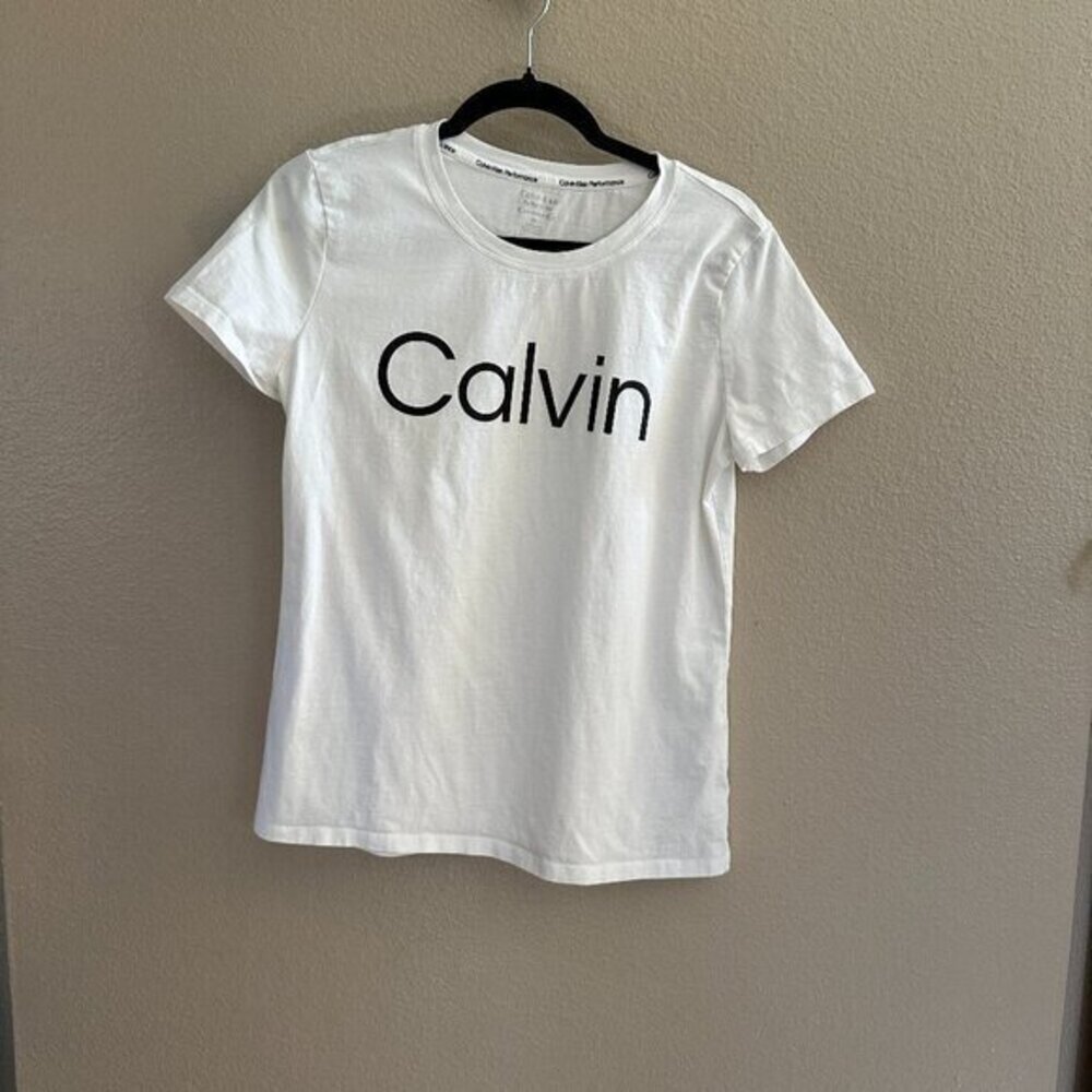 Calvin Klein White Short Sleeve Tee